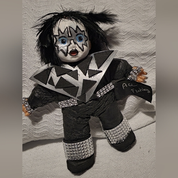 One of a Kind Handmade Ace Frehley Kiss Baby Doll - Picture 3 of 13